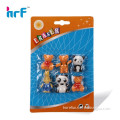 3d animal shaped eraser for best promotional gift